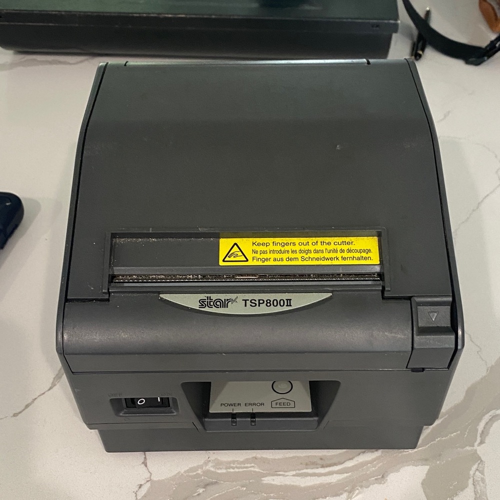 Star TSP800II Thermal Receipt Printer - Dark Gray